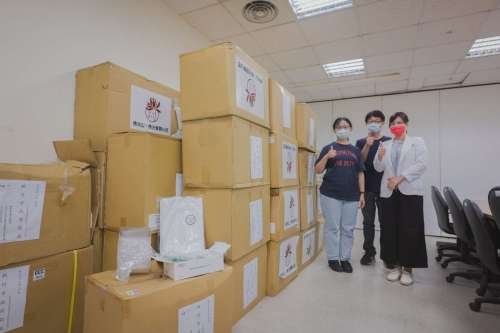 03 新竹市府也收到企業捐贈防疫物